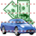 Automobile loan icon