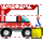 Crane truck icon