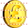 Pound coin icon