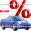 Automobile loan interest payment icon