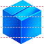 Blue box icon