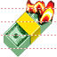 Burn money icon