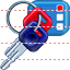 Car keys icon