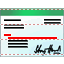 Cheque icon