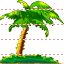 Coconut tree icon