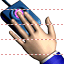 Finger-print scanning icon