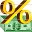 Interest on deposit icon