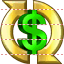 Money turnover icon