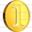 One coin icon