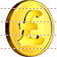 Pound coin icon