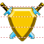 Shield and swords icon