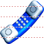Telephone receiver icon