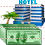 Tourist business icon