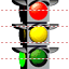 Traffic lights icon