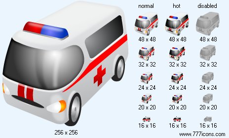 Ambulance Car Icon Images
