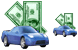 Automobile loan icons