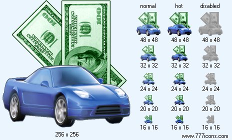 Automobile Loan Icon Images