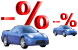 Automobile loan interest payment icons