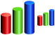 Bar graph icons