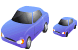 Blue car icons