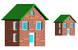 Brick house icons