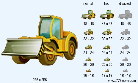 Bulldozer Icon Images