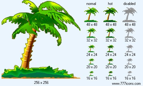 Coconut Tree Icon Images