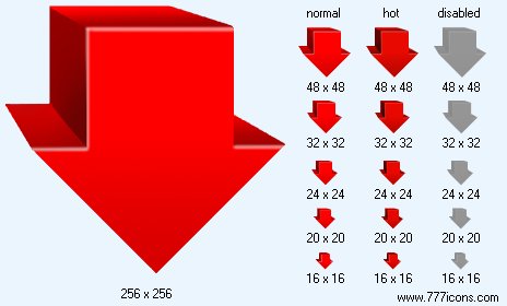 Down Icon Images
