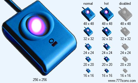 Finger-Print Scanner Icon Images