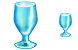 Glass icons