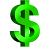 Green Dollar icon