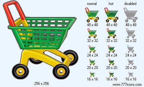 Hand Cart Icon Images