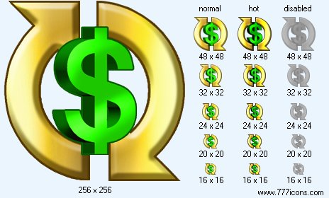 Money Turnover Icon Images