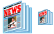 Newspaper icons