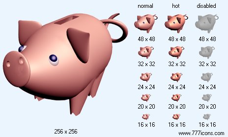 Piggy-Bank Icon Images