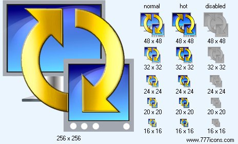Server Synchronization Icon Images