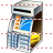 Low cash ATM icon