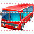 Red bus icon