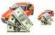 Automobile loan icons