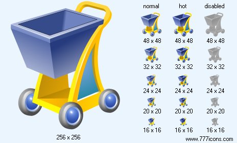 Hand Cart Icon Images