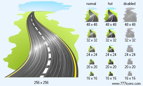 Road Icon Images