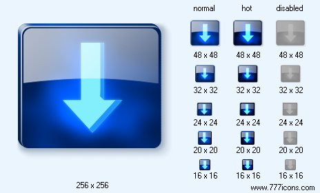 Down Icon Images