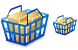 Full basket icons