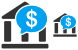 Bank transfer icons