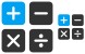 Calculator icons