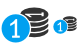 Coins icons