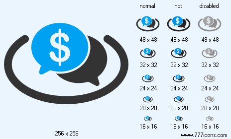 Financial Network Icon Images