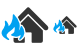 Fire damage icons