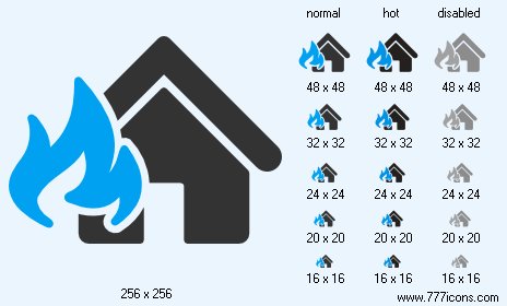 Fire Damage Icon Images