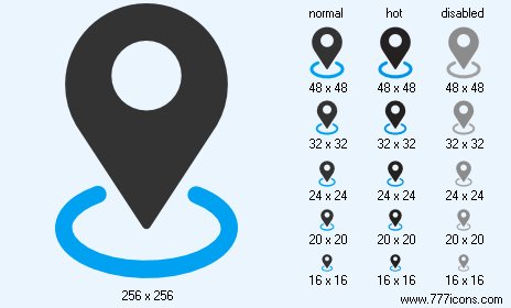 Geo Targeting Icon Images